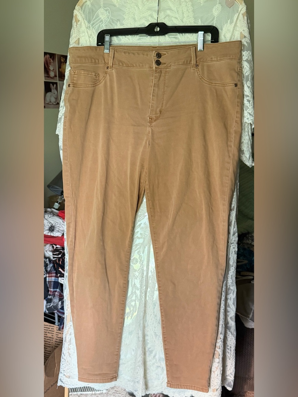 Maurices Skinny Jeans in Camel Brown